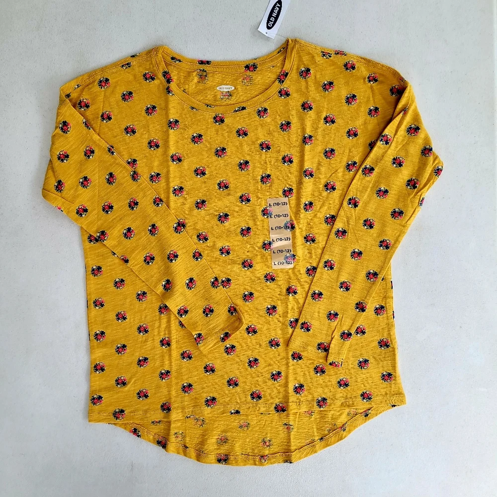 NWT Bundle of 3 Old Navy Girls Long Sleeve Shirts
